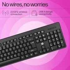 HP K160 Wired Keyboard - Black