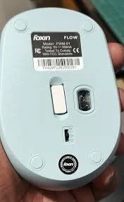 Foxin Flow Wirless Mouse BT+Dongle - White