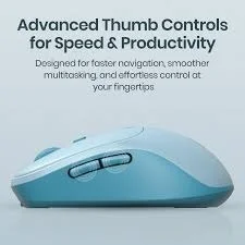 PORTRONICS TOAD 9 (4800 DPI) - Cyan Aqua