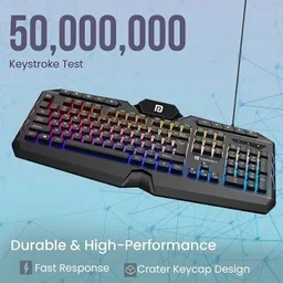 PORTRONICS KI PAD 5 WIRED GAMING KEYBORAD - Black