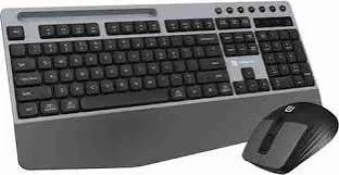 PORTRONICS KEY 10 COMBO WIRLESS KEYBOARD & MOUSE - Black