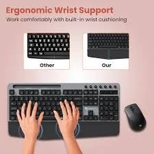 PORTRONICS KEY 10 COMBO WIRLESS KEYBOARD & MOUSE - Black
