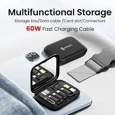 Portronics Snapcase Multifunctional - Black