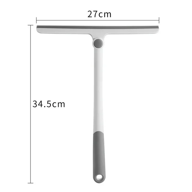 360-Degree Rotating T-Shaped Glass Water Wiper - Multi-Purpose Shower Squeegee for Mirrors, Windows, and Shower Doors