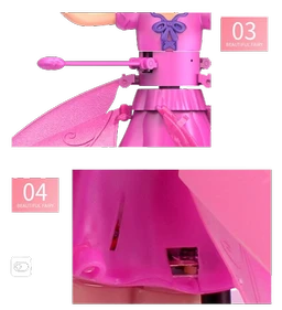 Magical Levitating Fairy: Interactive Gesture-Sensing Toy for Kids - Sensor-Equipped Inductive Aircraft - Mini Helicopter Flying Toy