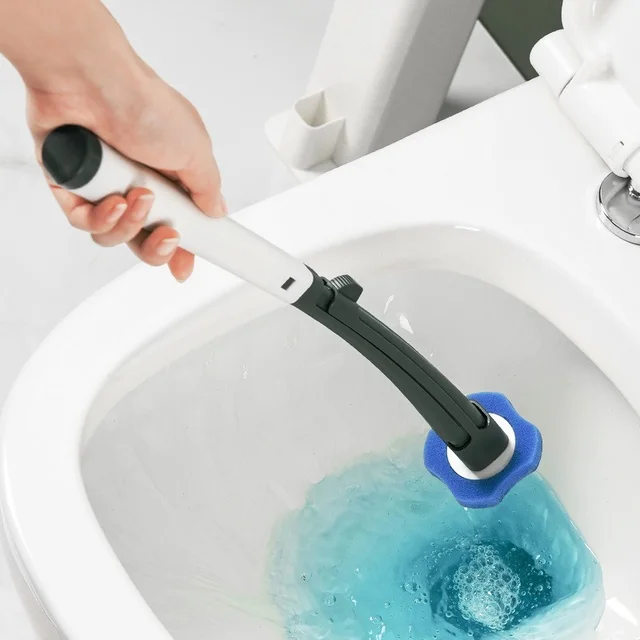 SmartShine Disposable Bathroom HygieneGuard Scrubber Kit with 8 Refill