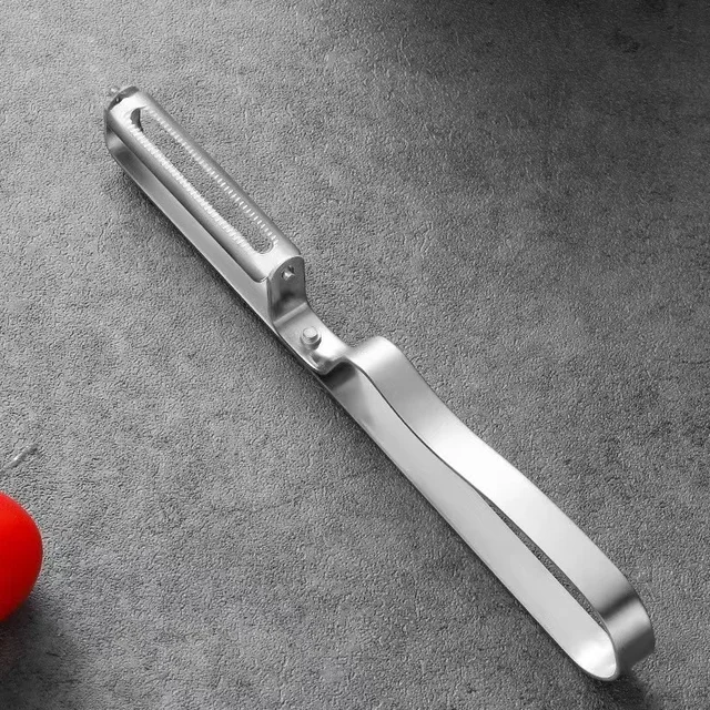 Premium Stainless Steel 3-Piece Set: Peeler, Potato Fruit Vegetable Peeler, and Paring Knife - Essential Kitchen Accessories