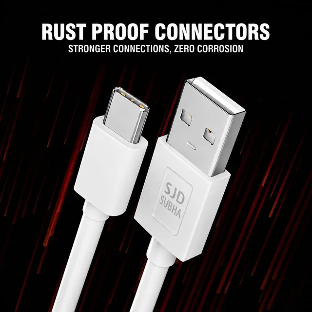 SJD SUBHA Ultra Series US-01 Micro USB (V8) Fast Charging & Data Cable