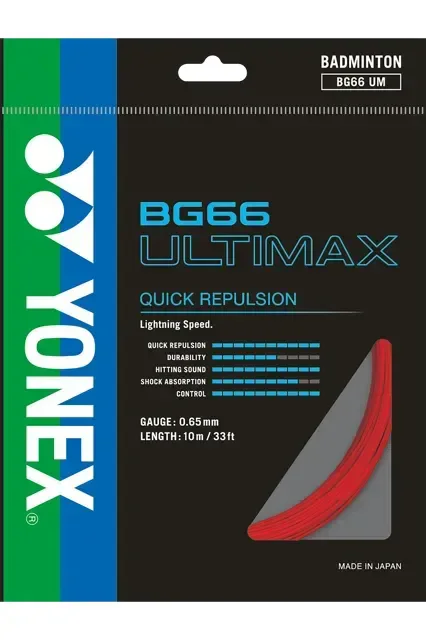 KD Yonex Ultimax BG 66 Badminton Strings, 0.65mm