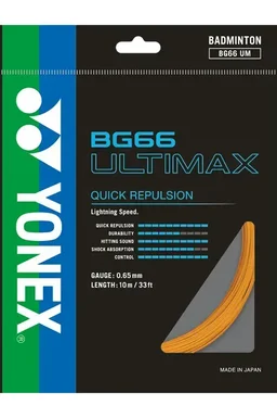 KD Yonex Ultimax BG 66 Badminton Strings, 0.65mm