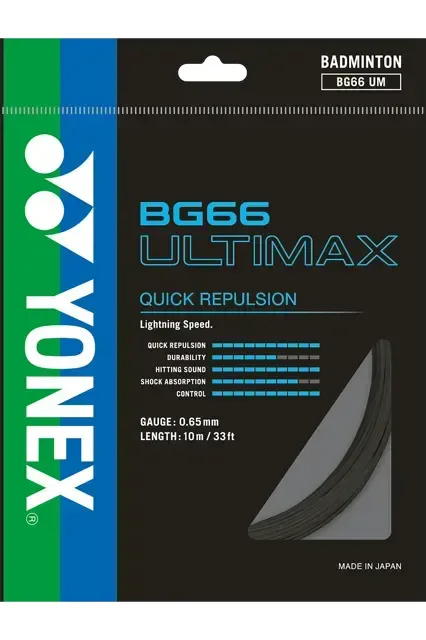 KD Yonex Ultimax BG 66 Badminton Strings, 0.65mm