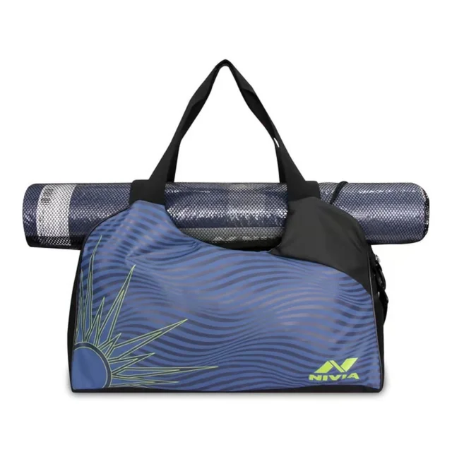 KD Nivia 18 LTR Yoga 3.0 polyester Bag for men women (Navy Green)