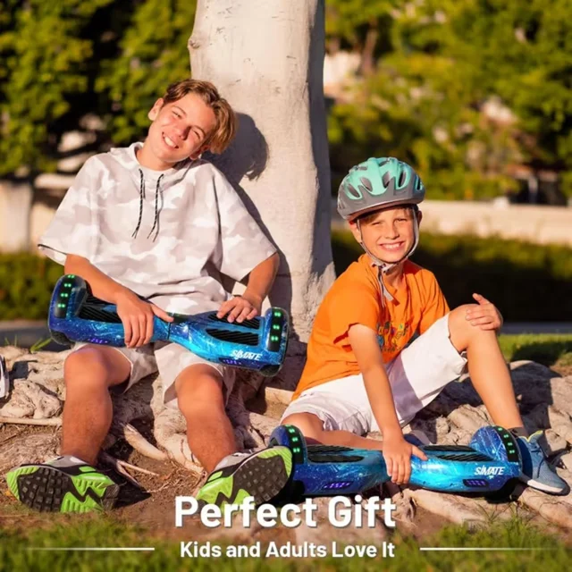 KD 6.5" Hoverboard with Bluetooth & LED Lights, Self Balancing Hover Boards for Kids & Adults & Girls & Boys, for All Ages