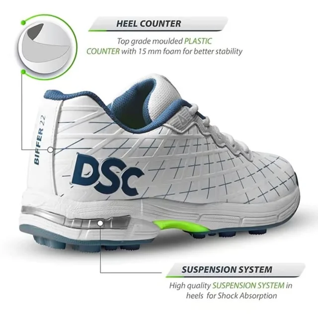 KD DSC Biffer 22 Cricket Shoes for Men - UK / IND 8