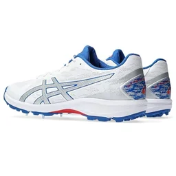 KD ASICS STRIKE RATE CRICKET SHOE, WHITE SILVER - UK / IND 8