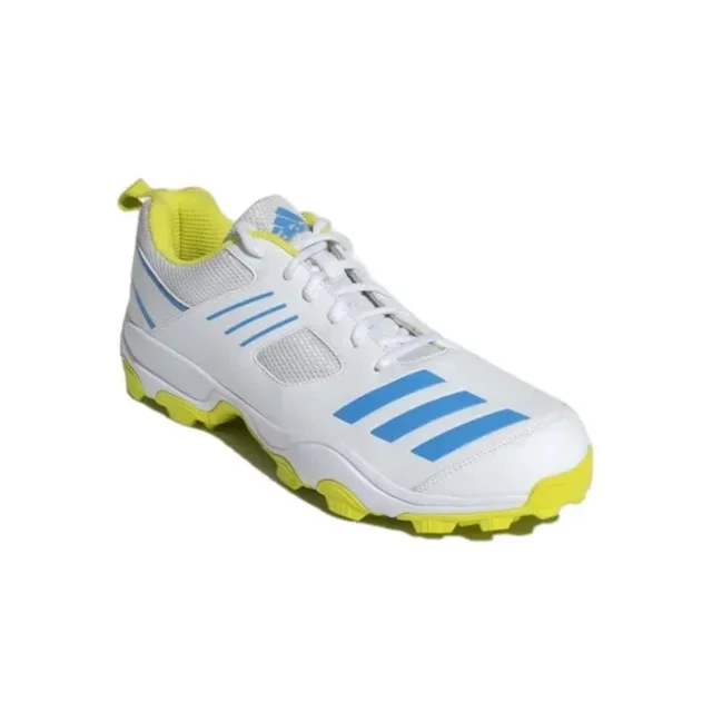 KD ADIDAS MEN CRI HASE CRICKET SHOE BLUE/YELLOW - UK / IND 7