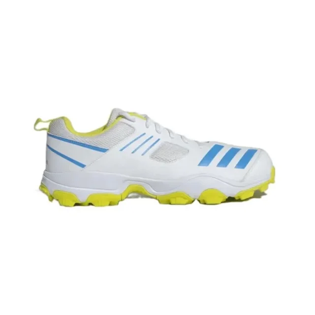 KD ADIDAS MEN CRI HASE CRICKET SHOE BLUE/YELLOW - UK / IND 7