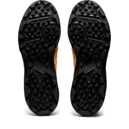 KD Asics Cricket Shoes Gel Peak 2 Amber/White - UK / IND 9
