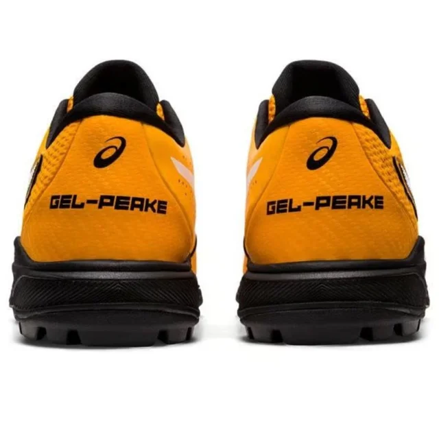 KD Asics Cricket Shoes Gel Peak 2 Amber/White - UK / IND 9