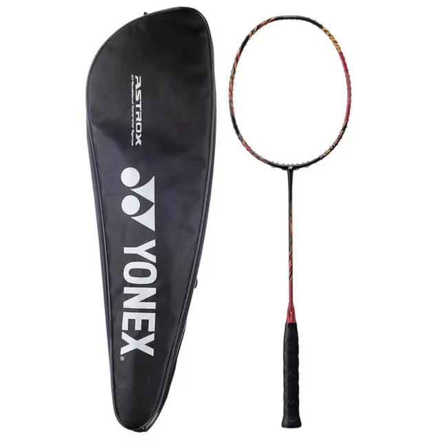 KD Yonex ASTROX 99 Tour Badminton Racquet | STIFF Flex | 4U (Avg.83g) G5 | Cherry Sunburst, White Tiger