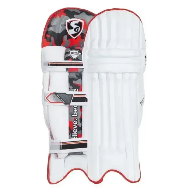 KD SG Super Players Xtreme LH Batting Leg guard, White