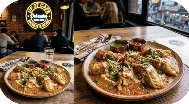 Paneer Gravy Momos