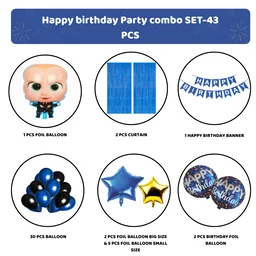 Birthday Decoration Kit Wholesale – Curtains, Balloons, Banners | Direct Manufacturer