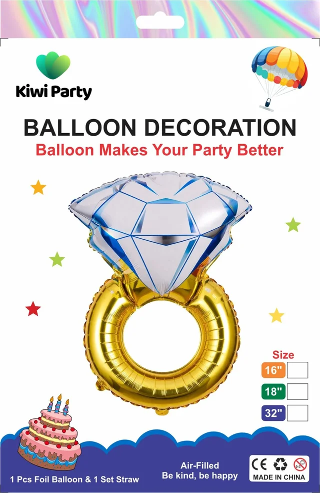 Diamond Ring Foil Balloon
