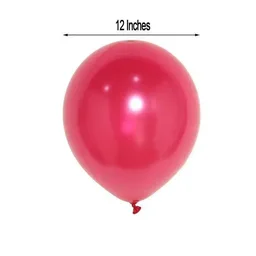 RED COLOUR 25 PCS METALLIC BALLOON