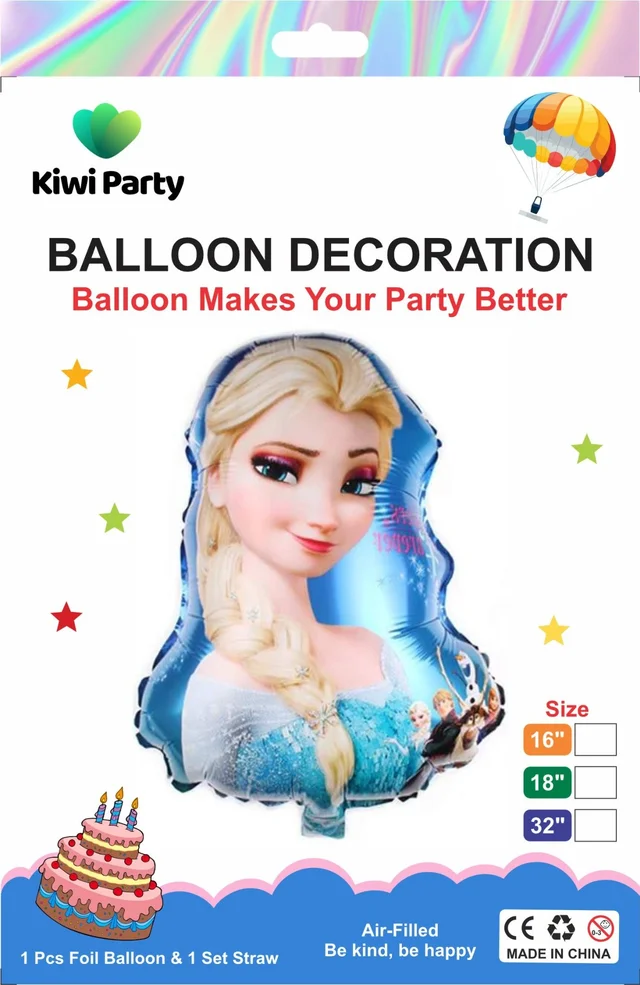 Ice Princess Foil Balloon