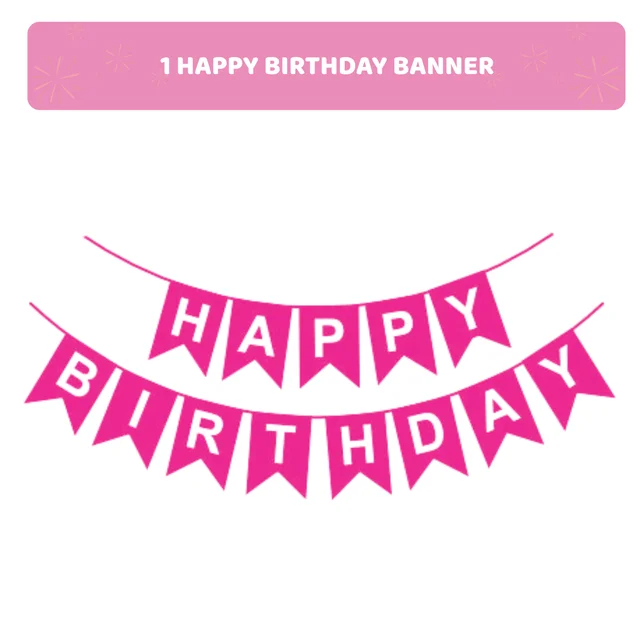 Birthday Decoration Kit Wholesale – Curtains, Balloons, Banners | Direct Manufacturer