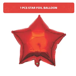 KIWI PARTY BIRTHDAY COMBO (1 STAR+ 1 CURTAIN+ 20 PCS BALLOON)