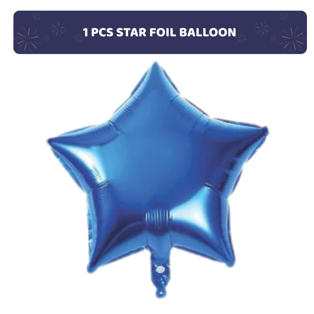 KIWI PARTY BIRTHDAY COMBO (1 STAR+ 1 CURTAIN+ 20 PCS BALLOON)