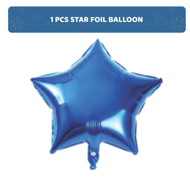 KIWI PARTY BIRTHDAY COMBO (1 STAR+ 1 CURTAIN+ 20 PCS BALLOON)