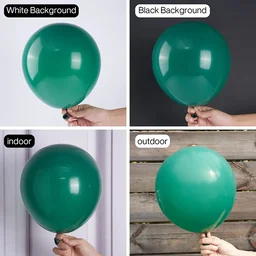 GREEN COLOUR 25 PCS METALLIC BALLOON