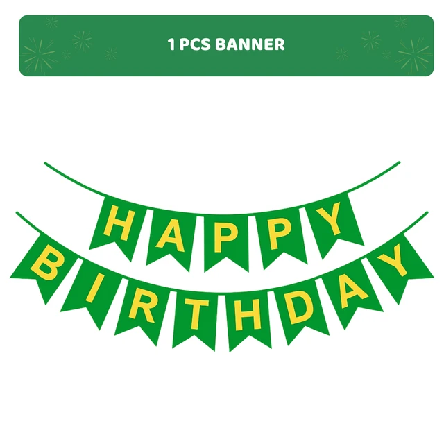 KIWI PARTY BIRTHDAY COMBO (1 STAR+ 1 CURTAIN+ 20 PCS BALLOON)