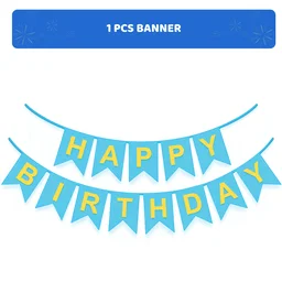 KIWI PARTY BIRTHDAY COMBO (1 STAR+ 1 CURTAIN+ 20 PCS BALLOON)