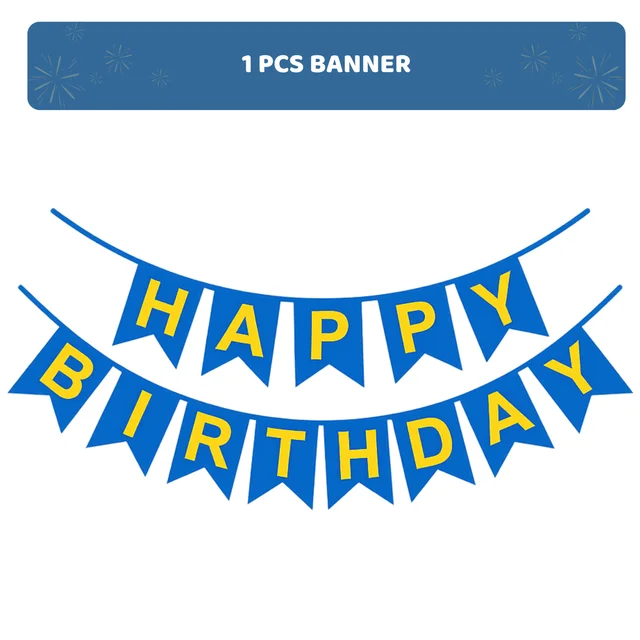 KIWI PARTY BIRTHDAY COMBO (1 STAR+ 1 CURTAIN+ 20 PCS BALLOON)