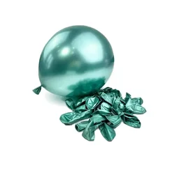 GREEN COLOUR 25 PCS METALLIC BALLOON