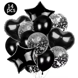 14 PCS SET BLACK