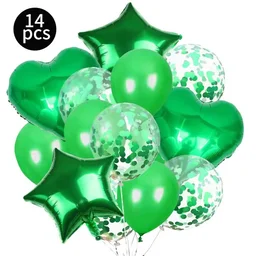 14 PCS SET GREEN