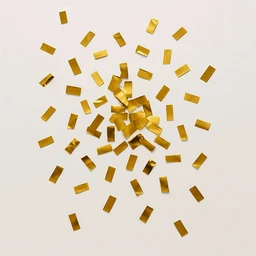 KIWI PARTY Premium Silver Metallic Confetti Paper – Party Decoration & Popper Refill (Shiny Foil Finish)