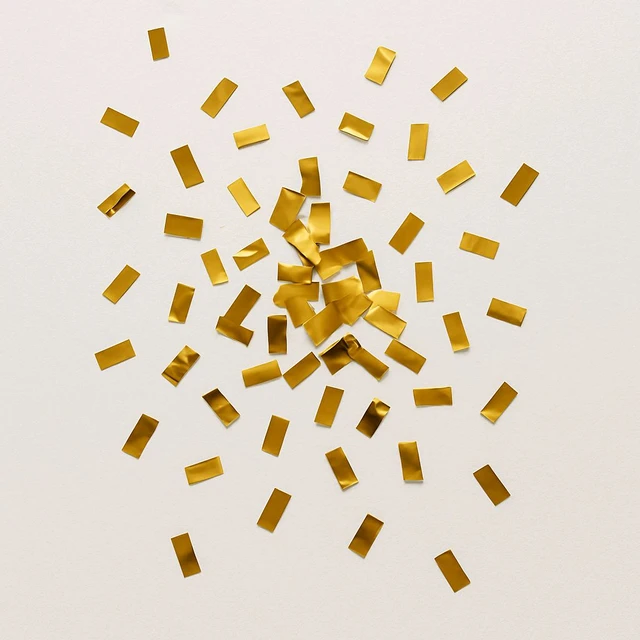 KIWI PARTY Premium Silver Metallic Confetti Paper – Party Decoration & Popper Refill (Shiny Foil Finish)