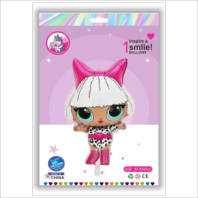 Lol Girl Foil Balloon