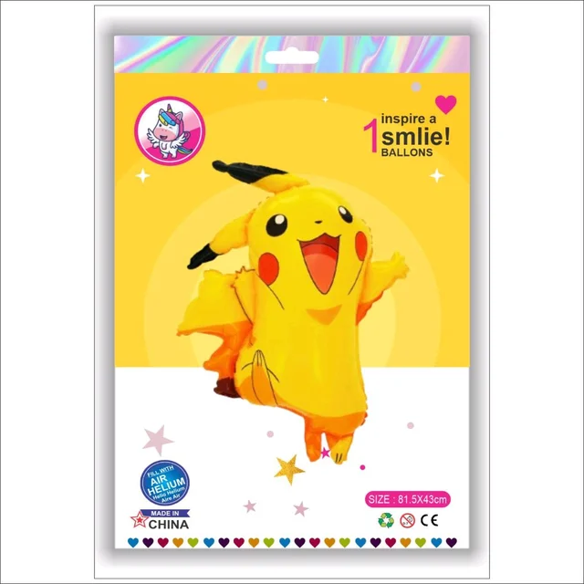 Pikachu Foil Balloon