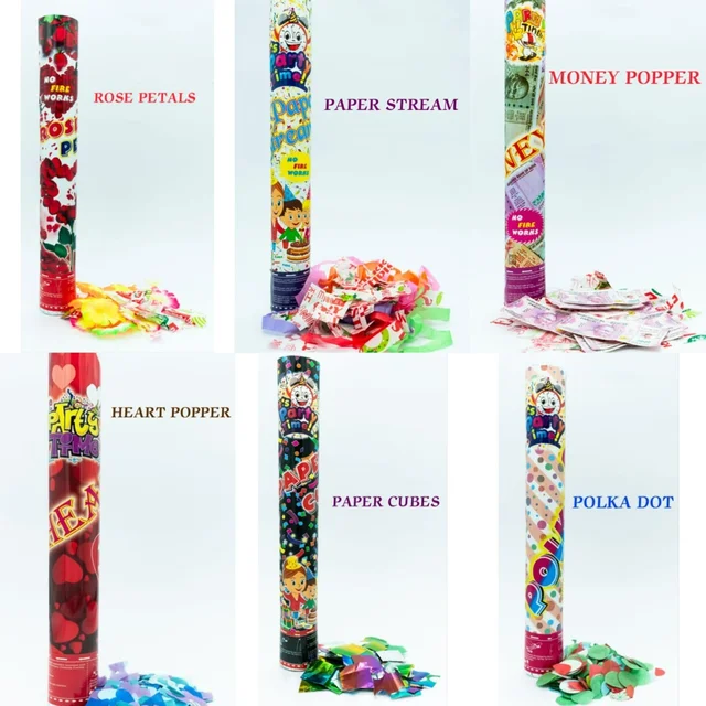 40CM PARTY POPPERS