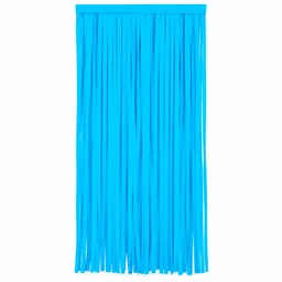 MADE IN CHINA Sky blue PASTEL COLOR Foil Rain Curtain SIZE 3*6