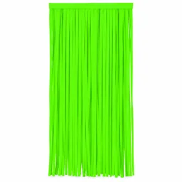 MADE IN CHINA GREEN PASTEL COLOR Foil Rain Curtain SIZE 3*6