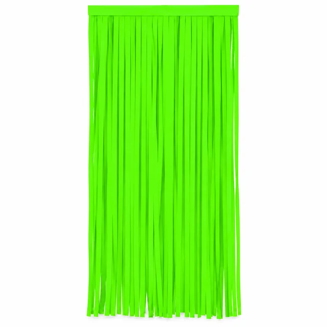 MADE IN CHINA GREEN PASTEL COLOR Foil Rain Curtain SIZE 3*6