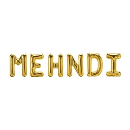 Mehendi Foil Balloon
